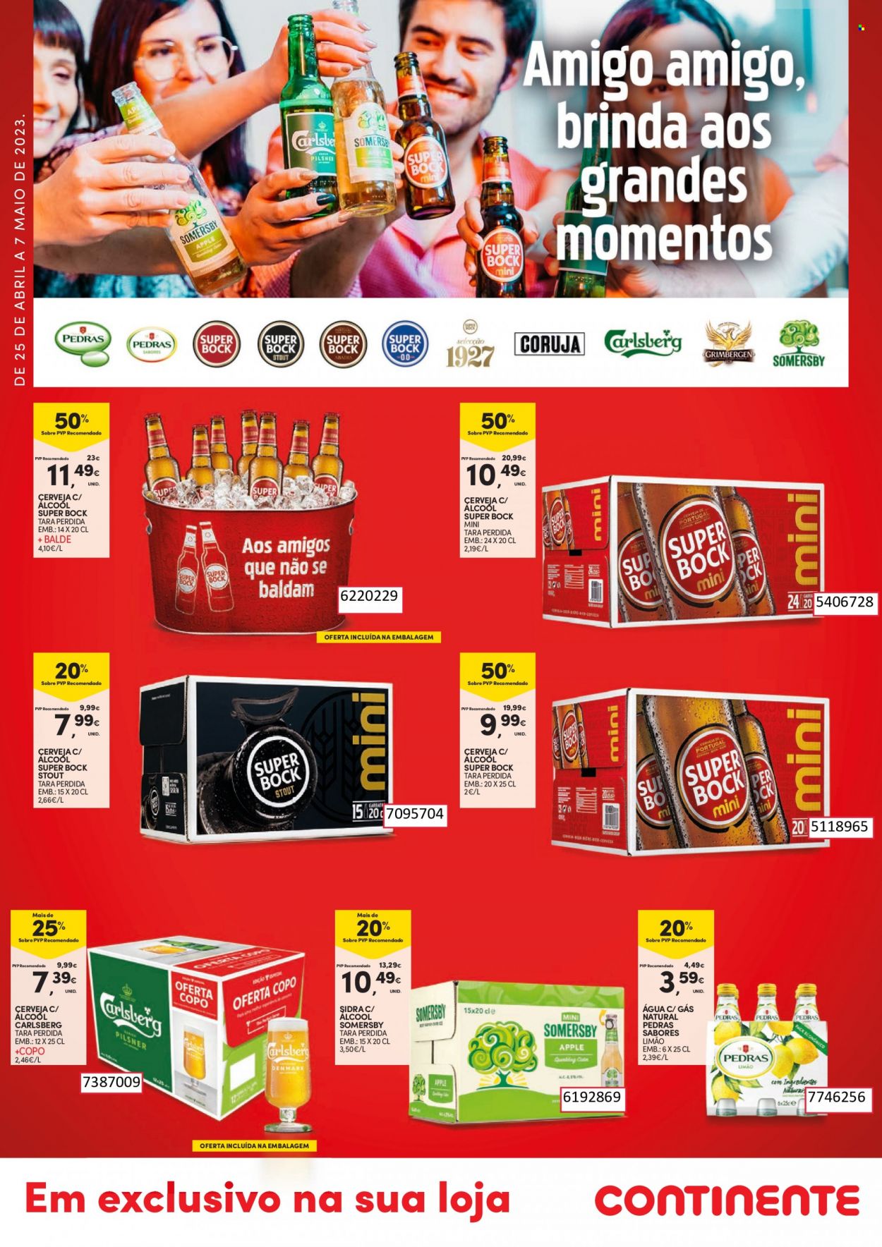 Folheto Continente - 25.4.2023 - 7.5.2023. Página 1