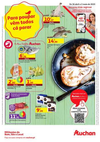 Folheto Auchan - 26.4.2023 - 2.5.2023.