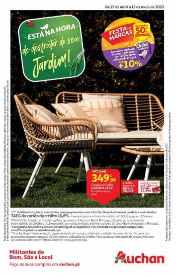 Folheto Auchan - 27.4.2023 - 15.5.2023.