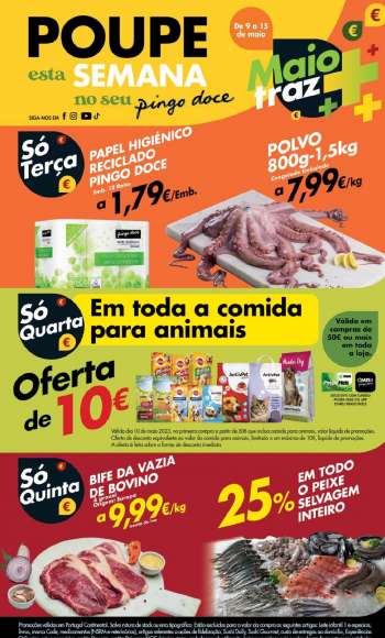 Folheto Pingo Doce - 9.5.2023 - 15.5.2023.