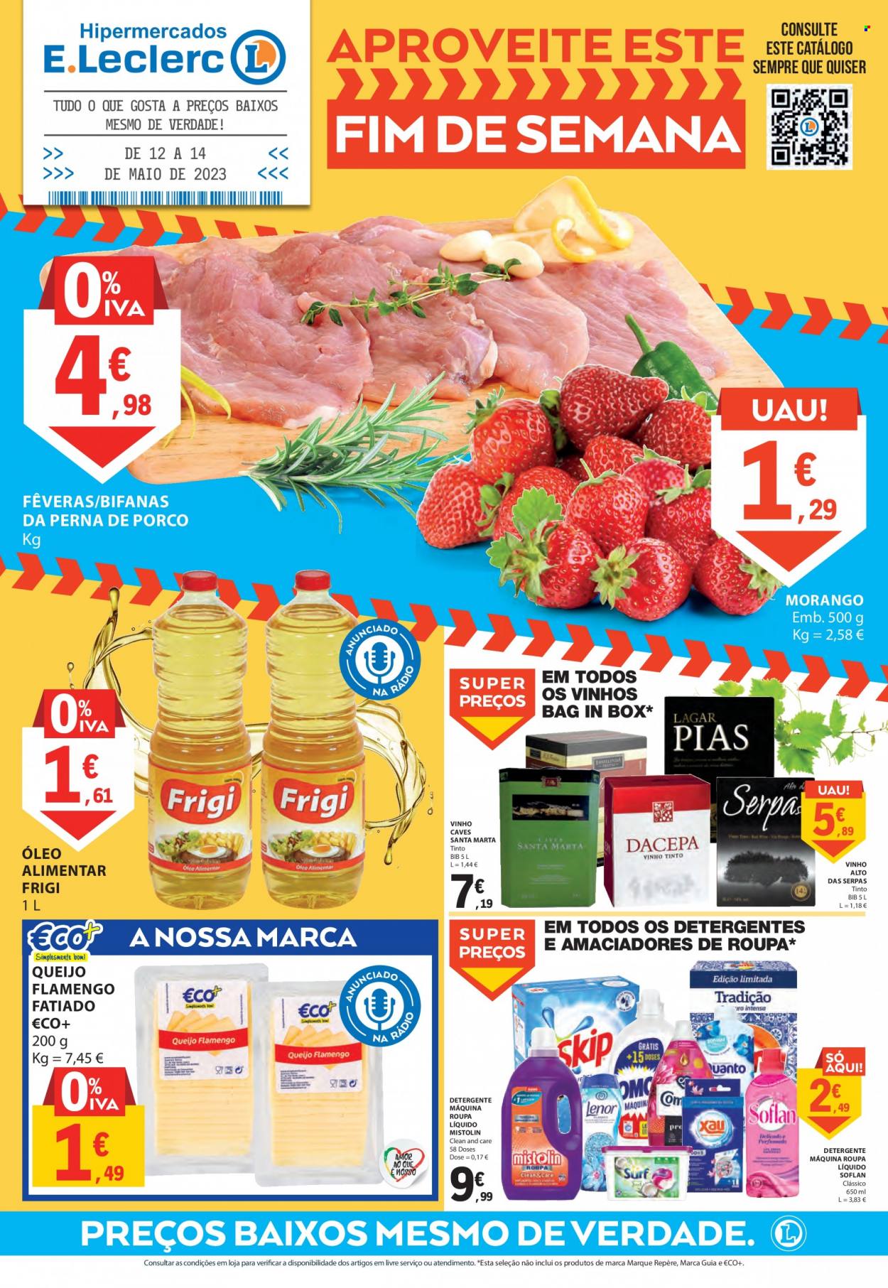 Folheto E.Leclerc - 12.5.2023 - 14.5.2023. Página 1