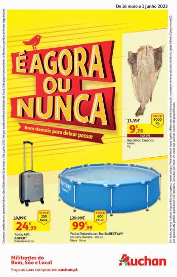 Folheto Auchan - 16.5.2023 - 1.6.2023.