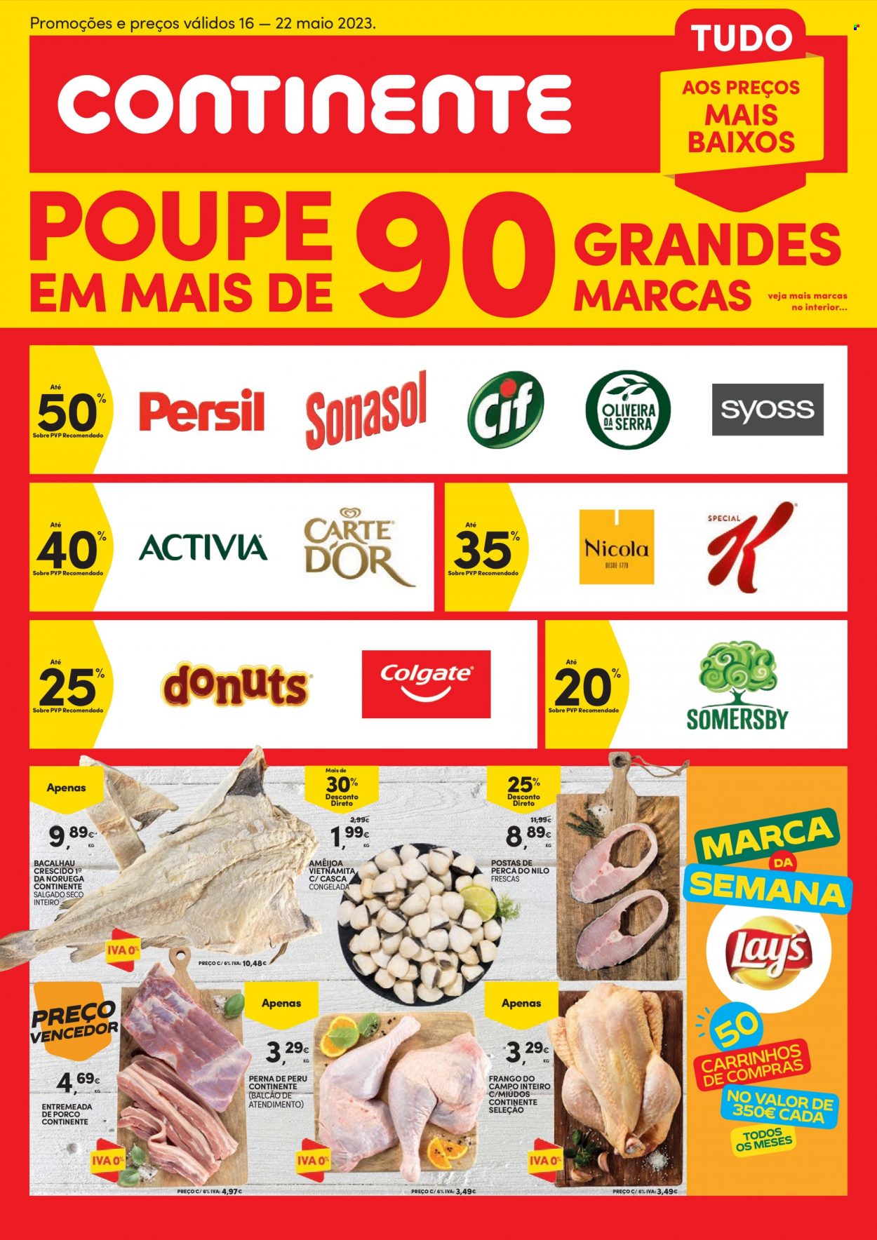 Folheto Continente - 16.5.2023 - 22.5.2023. Página 1