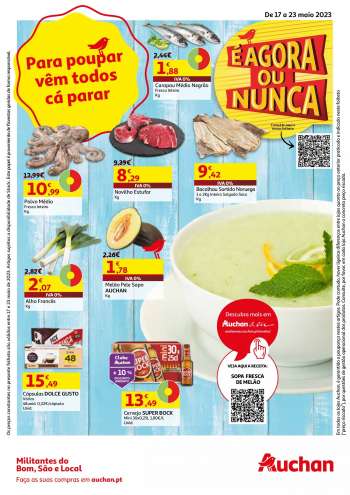 Folheto Auchan - 17.5.2023 - 23.5.2023.