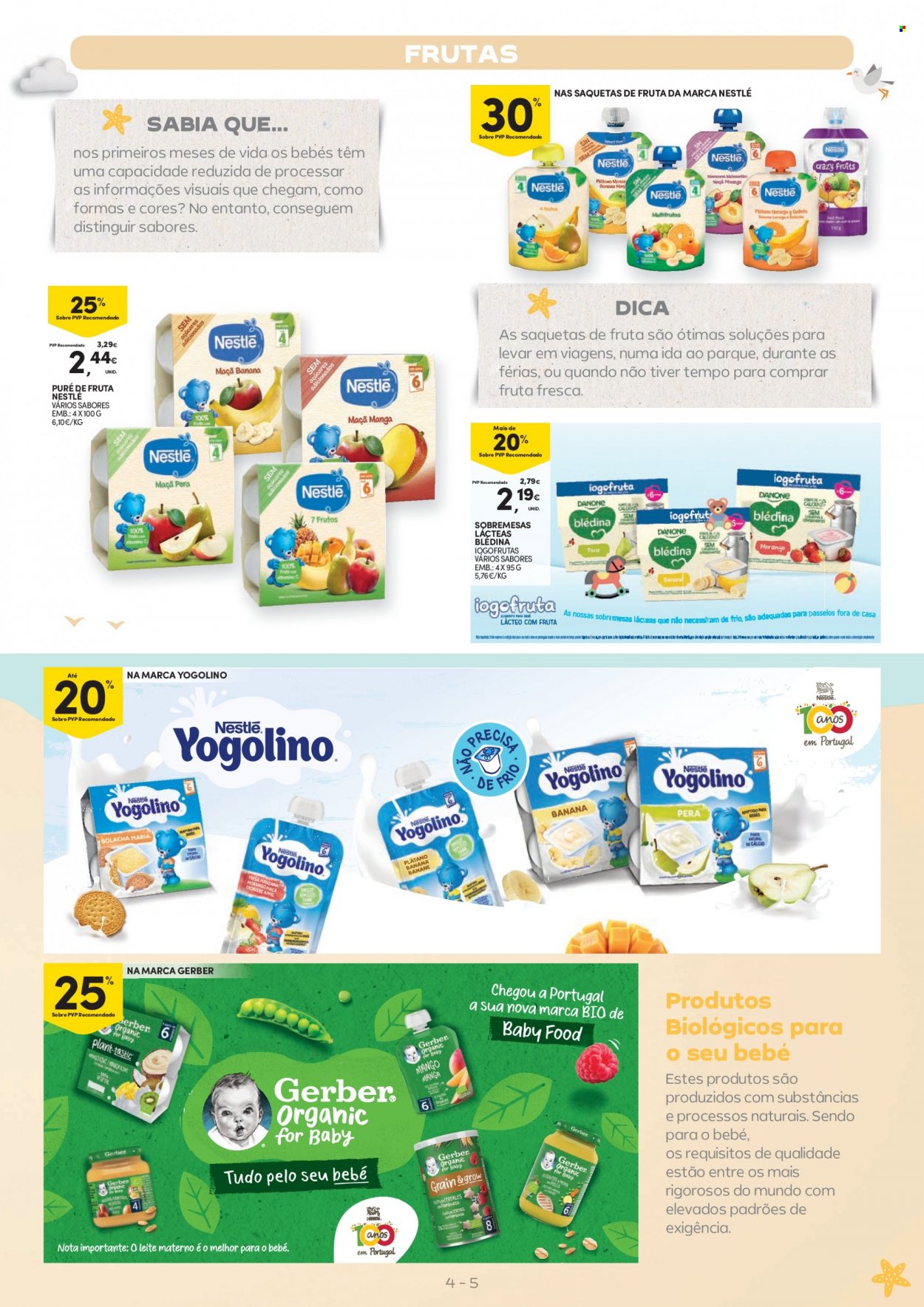 thumbnail - Folheto Continente - 23.5.2023 - 4.6.2023 - Produtos em promoção - Nestlé, Yogolino, Blédina. Página 5.