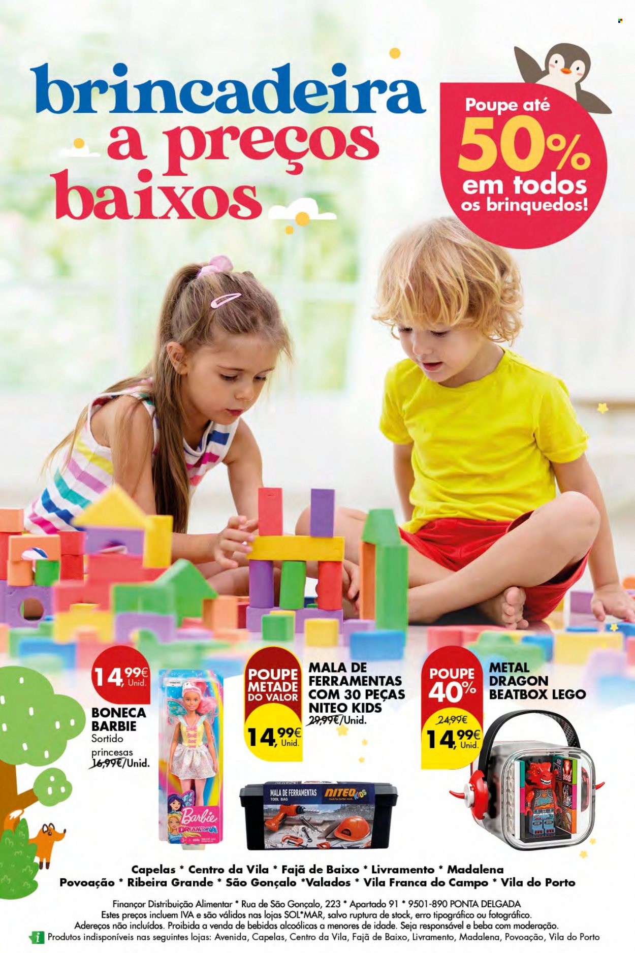 Folheto Pingo Doce - 25.5.2023 - 31.5.2023 - Produtos em promoção - LEGO, brinquedo, ferramentas, Barbie, boneca. Página 28.