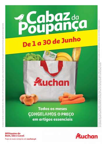Folheto Auchan - 1.6.2023 - 30.6.2023.