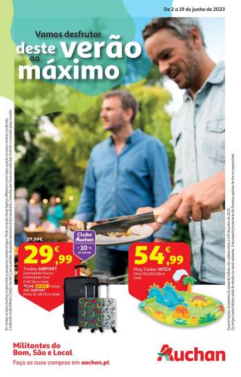 Folheto Auchan - 2.6.2023 - 19.6.2023.