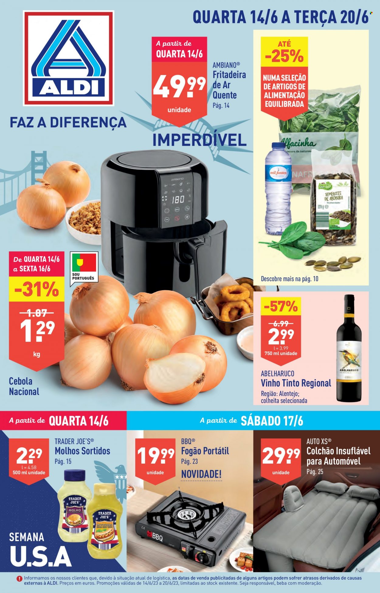 Folheto Aldi - 14.6.2023 - 20.6.2023. Página 1