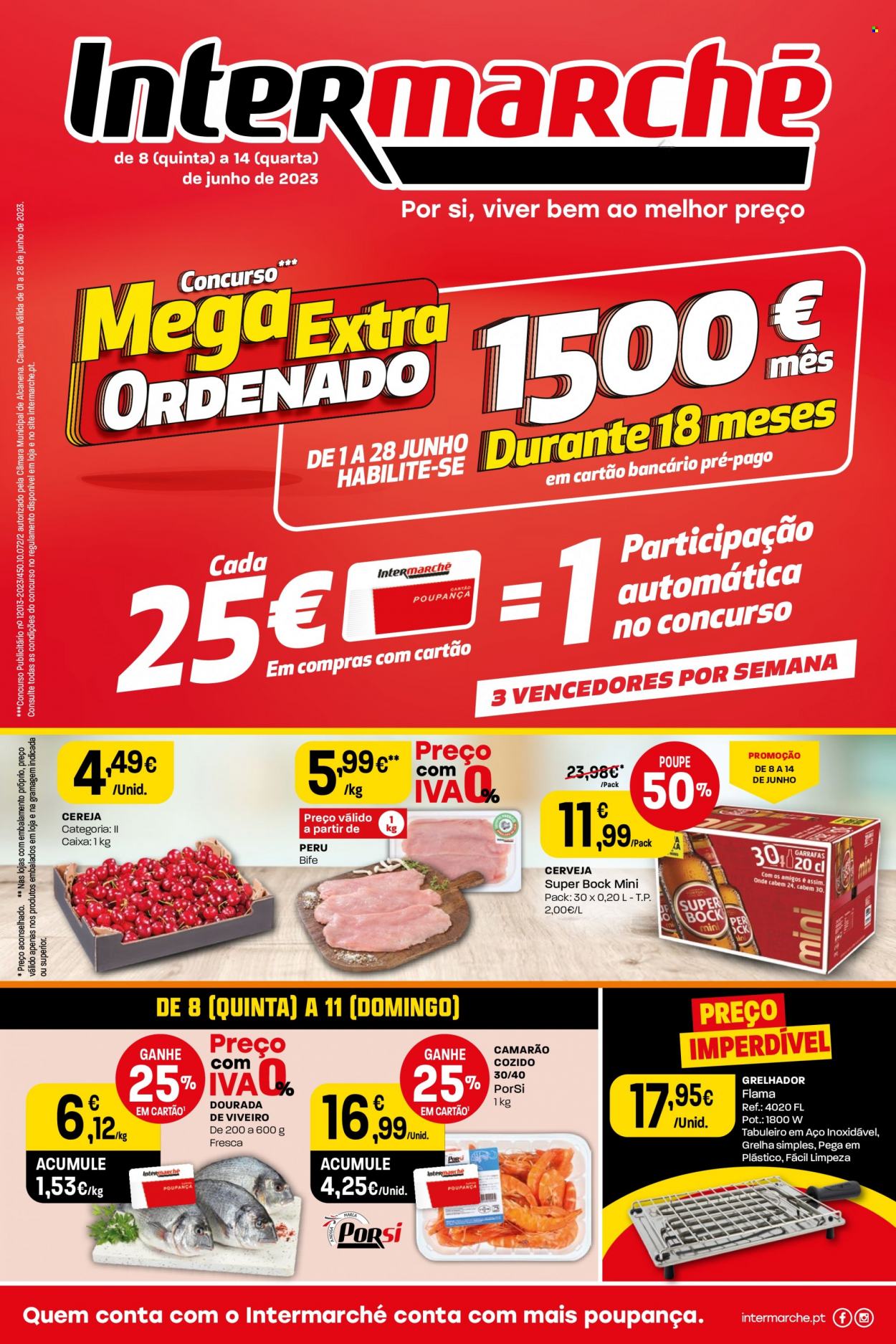 Folheto Intermarché - 8.6.2023 - 14.6.2023. Página 1