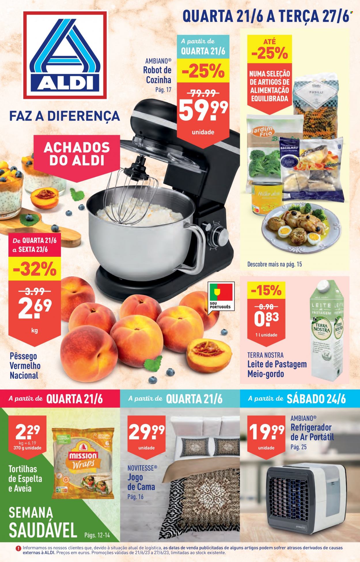 Folheto Aldi - 21.6.2023 - 27.6.2023. Página 1