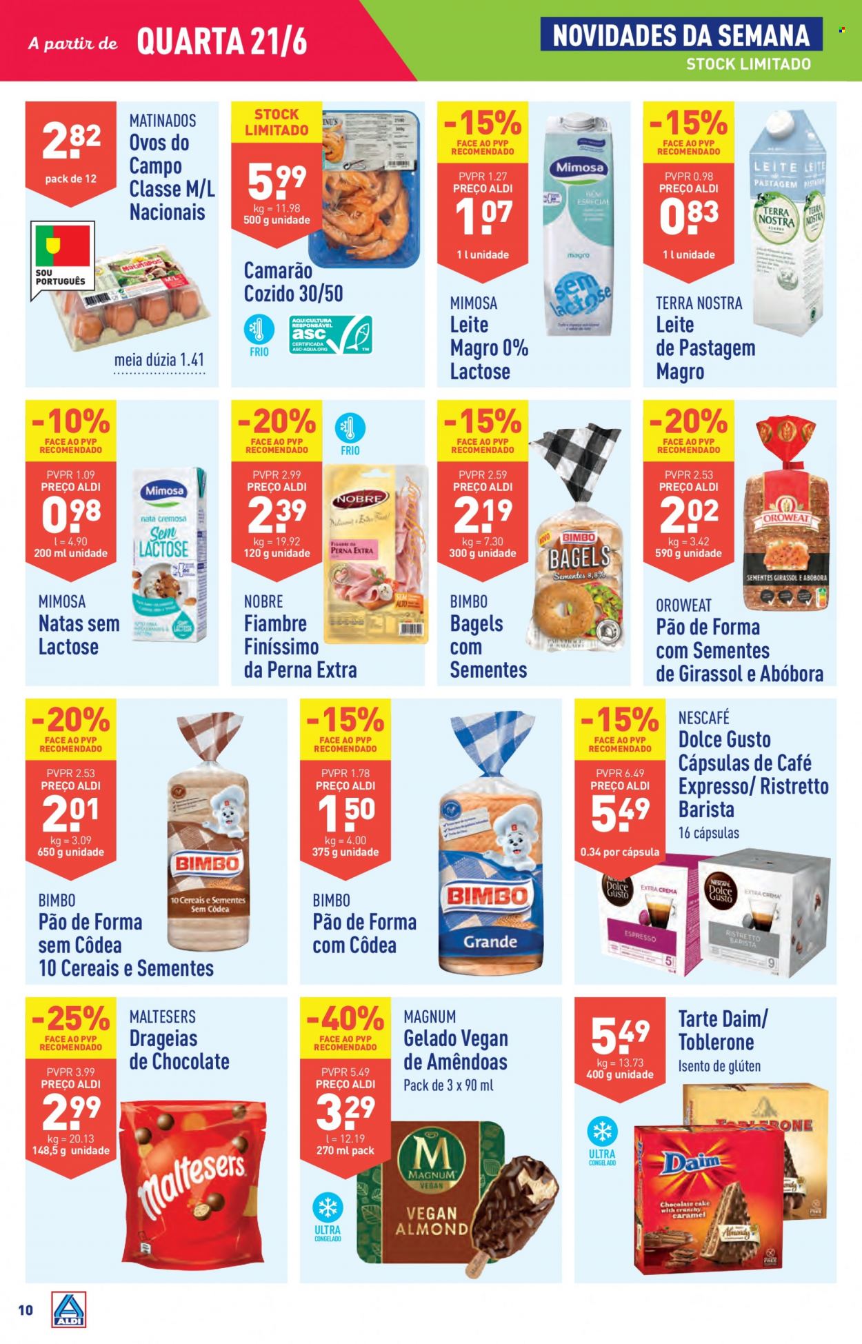 Folheto Aldi - 21.6.2023 - 27.6.2023. Página 10
