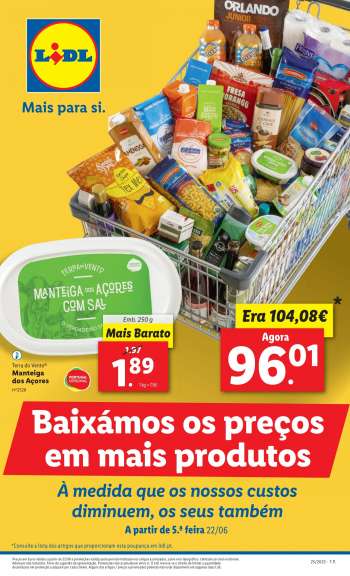 Folheto Lidl - 22.6.2023 - 28.6.2023.