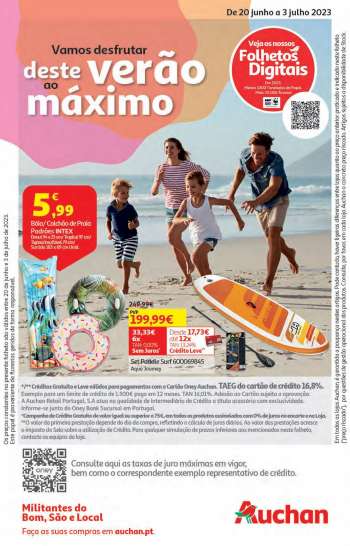 Folheto Auchan - 20.6.2023 - 3.7.2023.