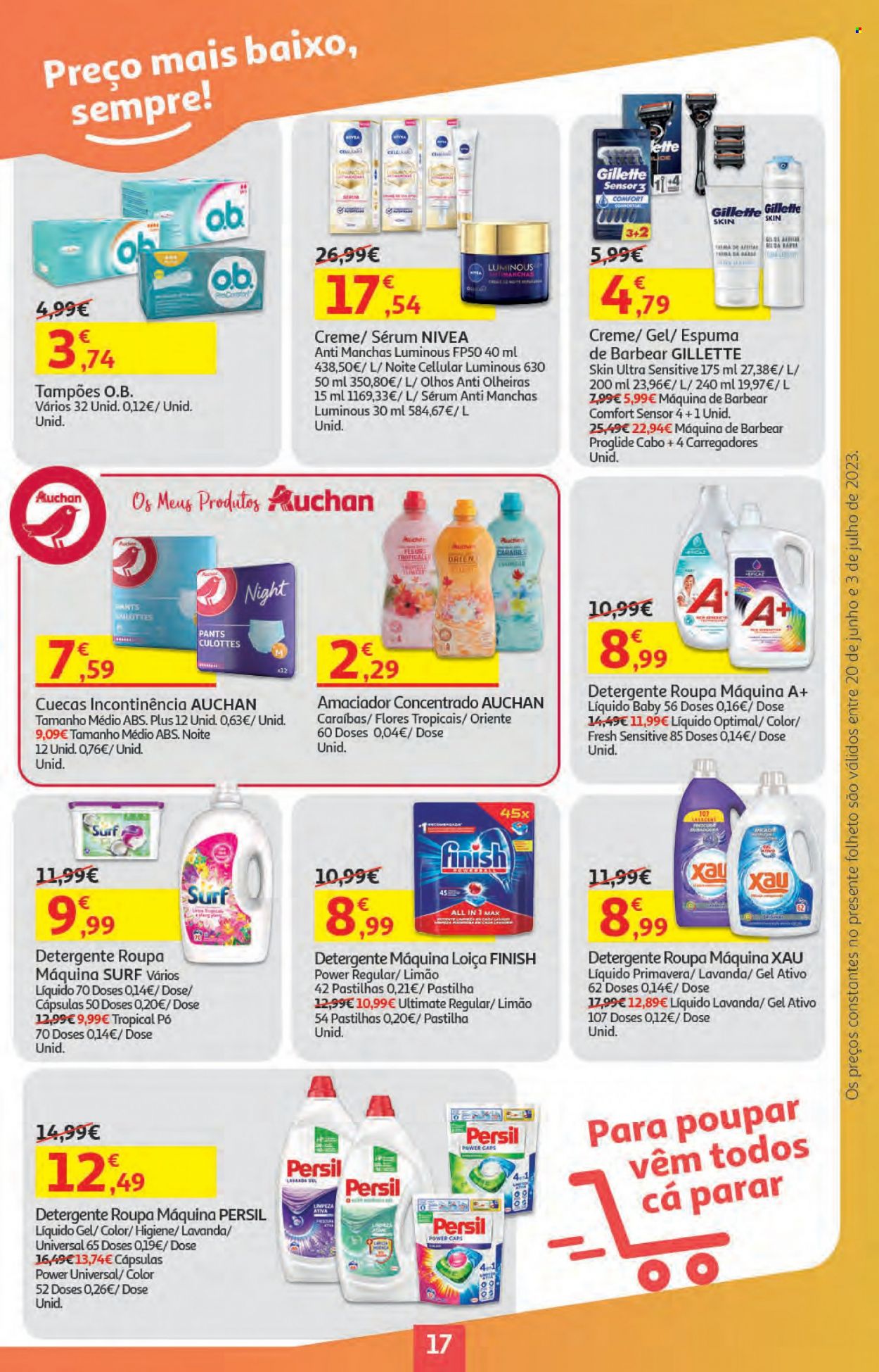 Folheto Auchan - 20.6.2023 - 3.7.2023. Página 17