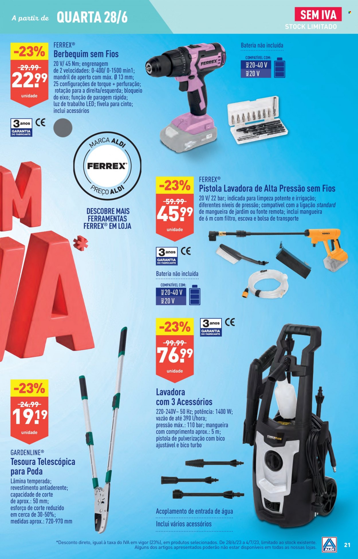 Folheto Aldi - 28.6.2023 - 4.7.2023. Página 21