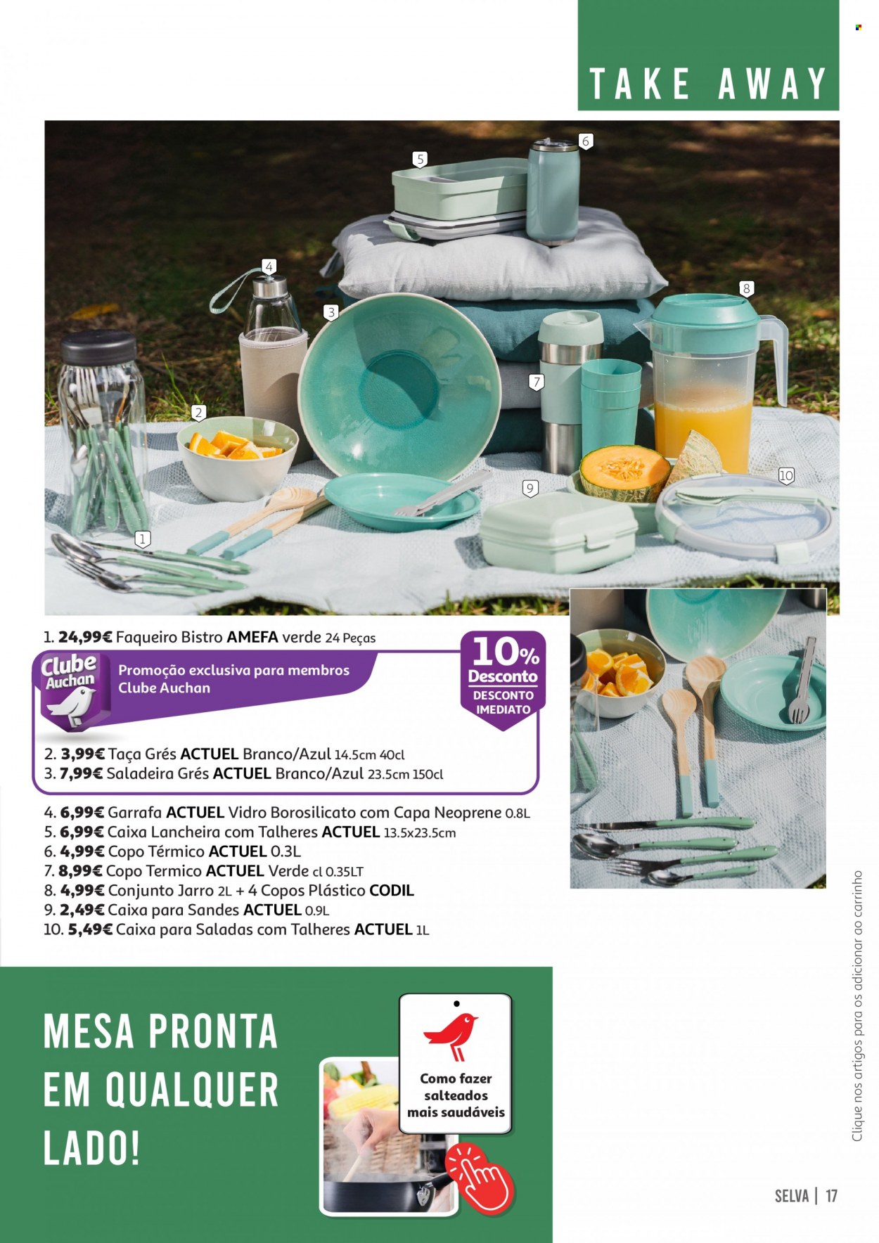 Folheto Auchan - 22.6.2023 - 31.8.2023. Página 17