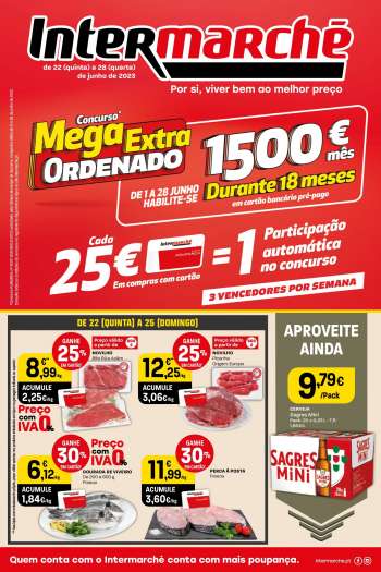 Folheto Intermarché - 22.6.2023 - 28.6.2023.