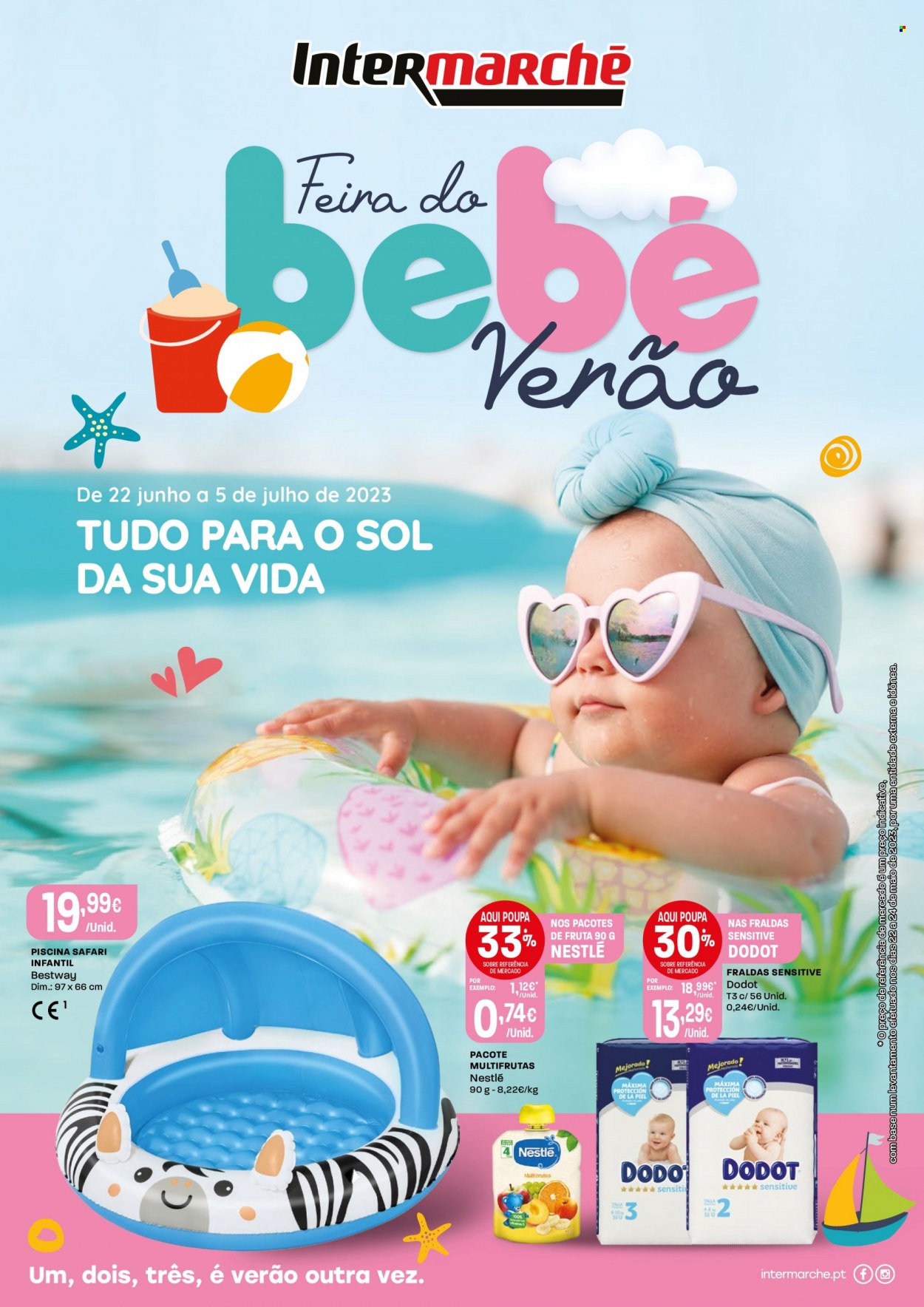 Folheto Intermarché - 22.6.2023 - 5.7.2023. Página 1
