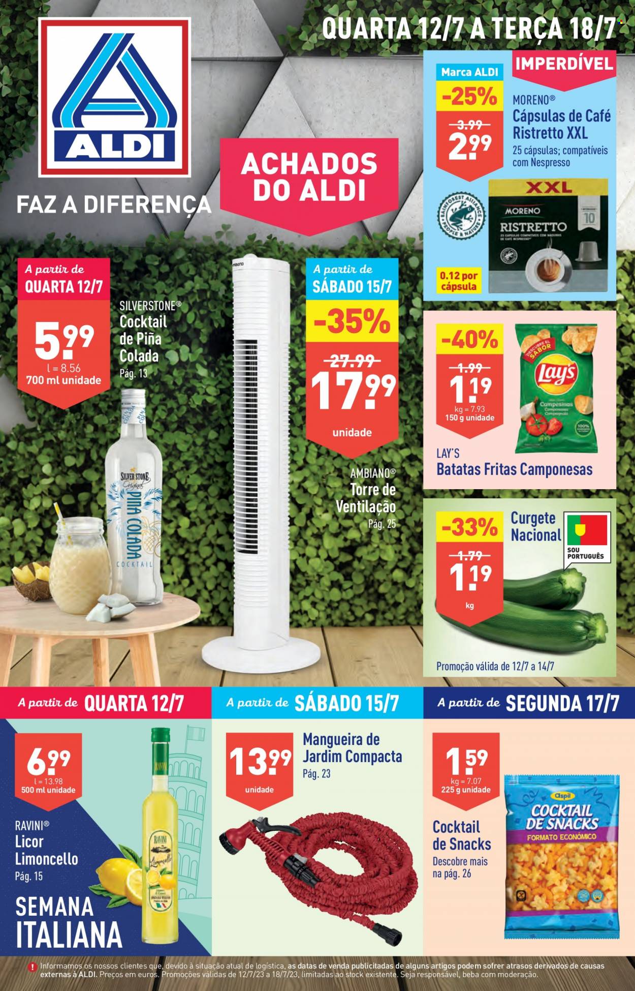 Folheto Aldi - 12.7.2023 - 18.7.2023. Página 1