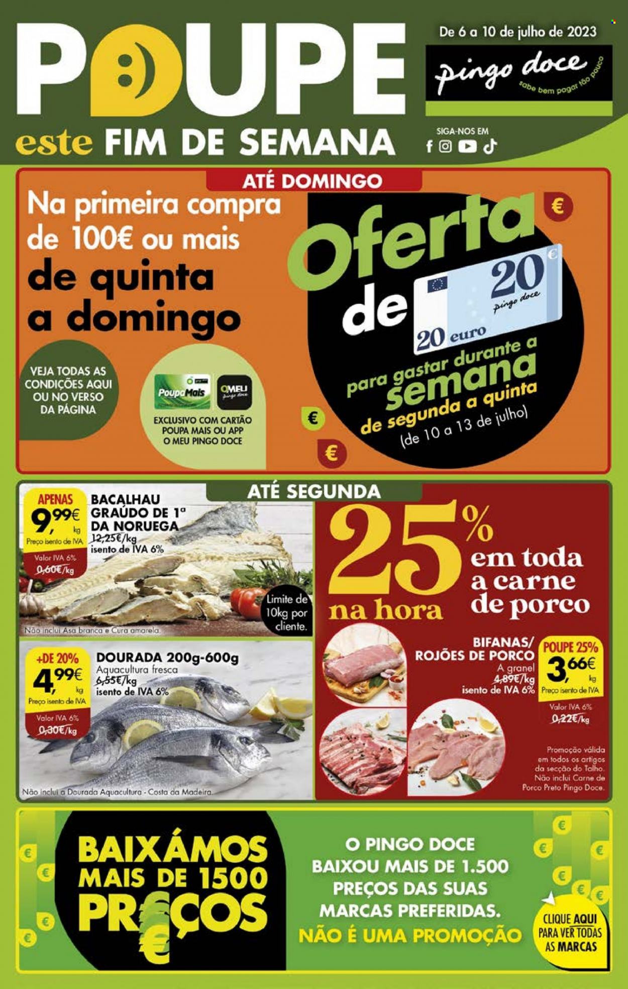Folheto Pingo Doce - 6.7.2023 - 10.7.2023. Página 1