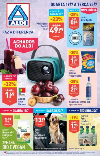 Folheto Aldi - 19.7.2023 - 25.7.2023.