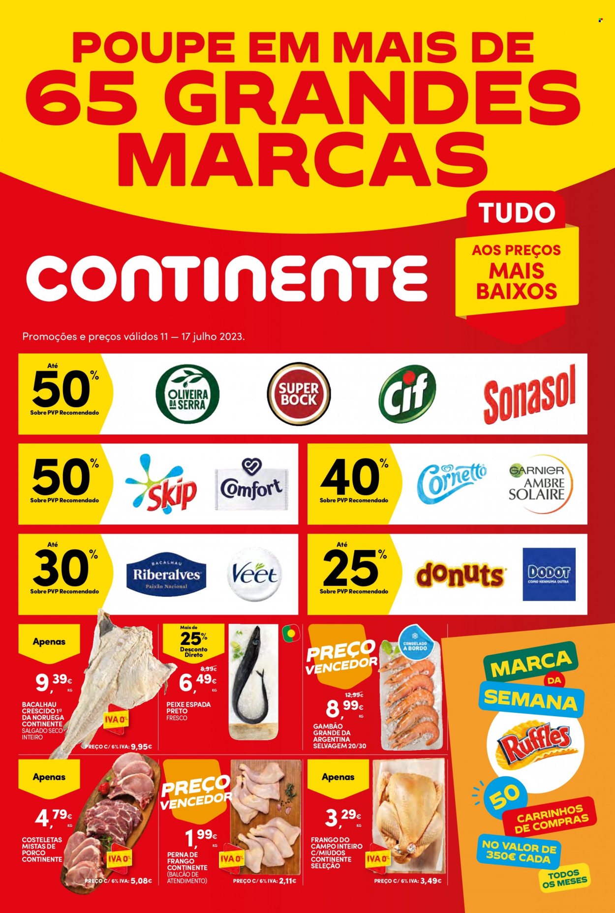 Folheto Continente Bom Dia - 11.7.2023 - 17.7.2023. Página 1