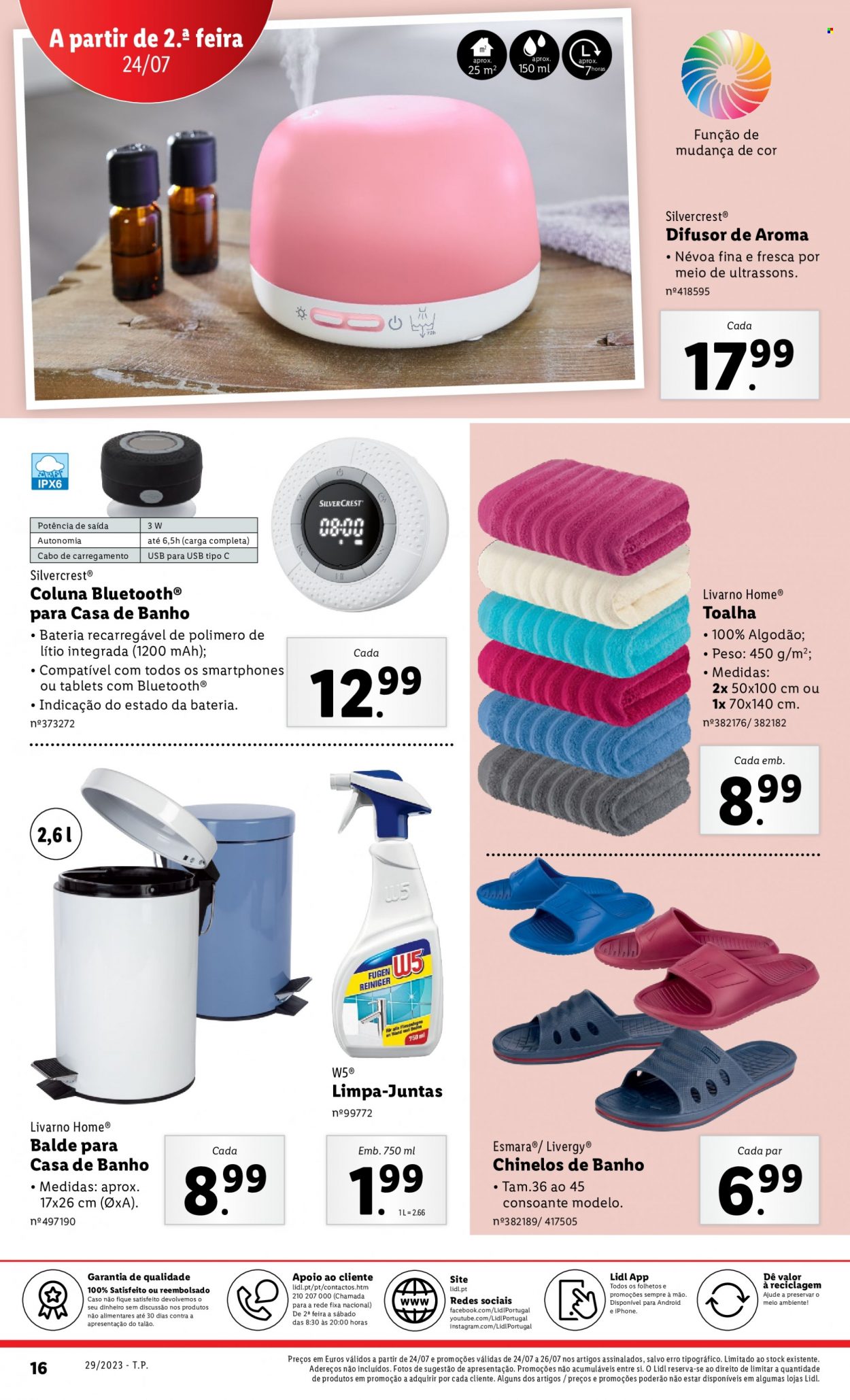 Folheto Lidl - 20.7.2023 - 26.7.2023. Página 50