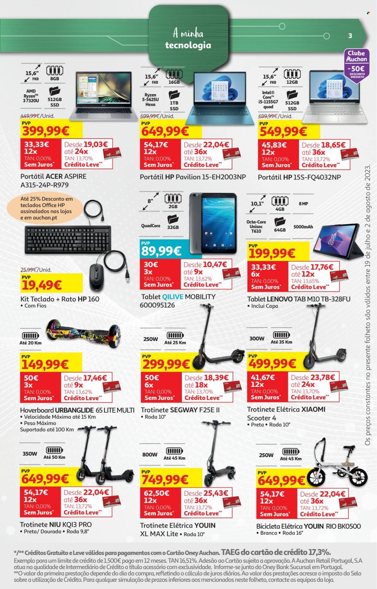 Folheto Auchan - 19.7.2023 - 2.8.2023. Página 38