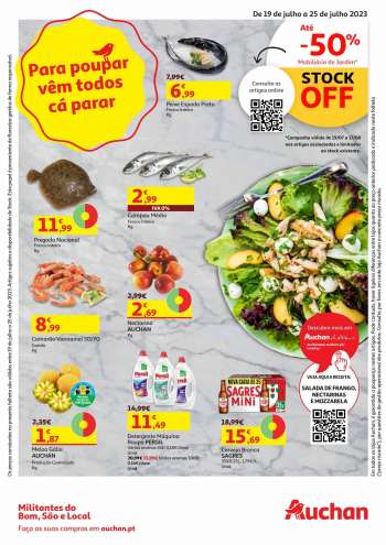 Folheto Auchan - 19.7.2023 - 25.7.2023.