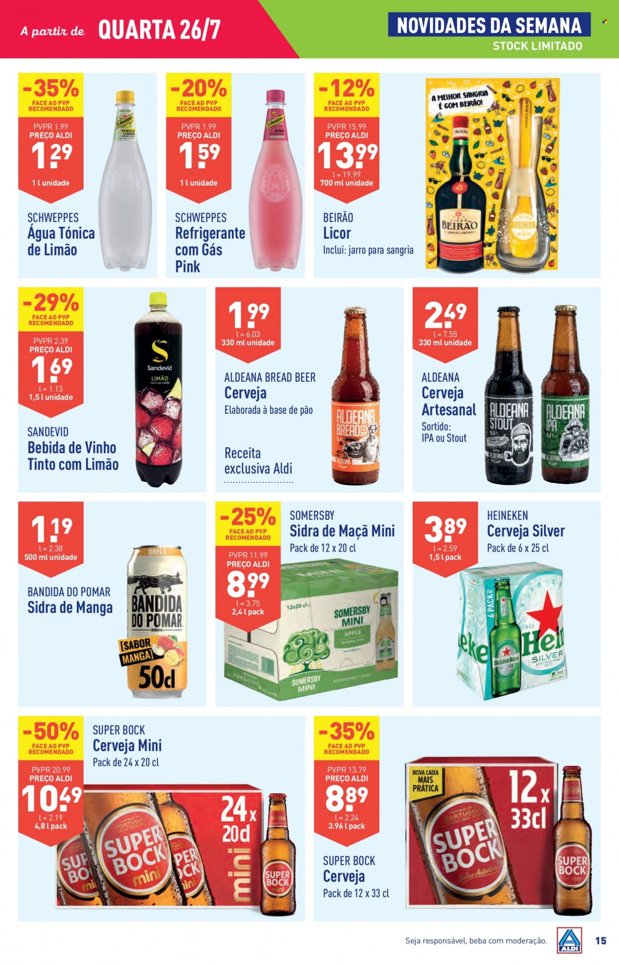 Folheto Aldi - 26.7.2023 - 1.8.2023. Página 15