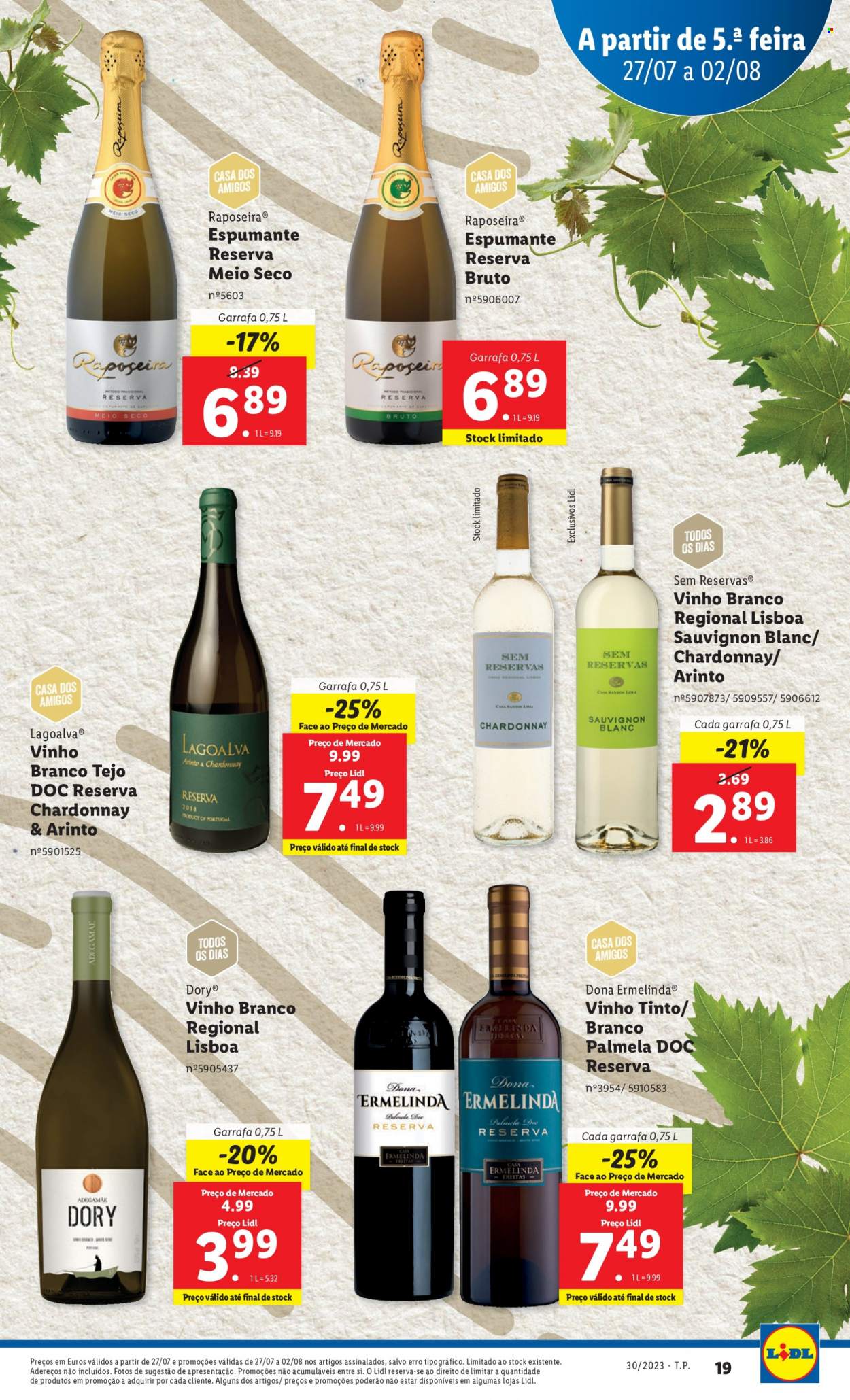 Folheto Lidl - 27.7.2023 - 2.8.2023. Página 19