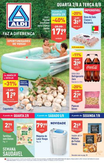 Folheto Aldi - 2.8.2023 - 8.8.2023.