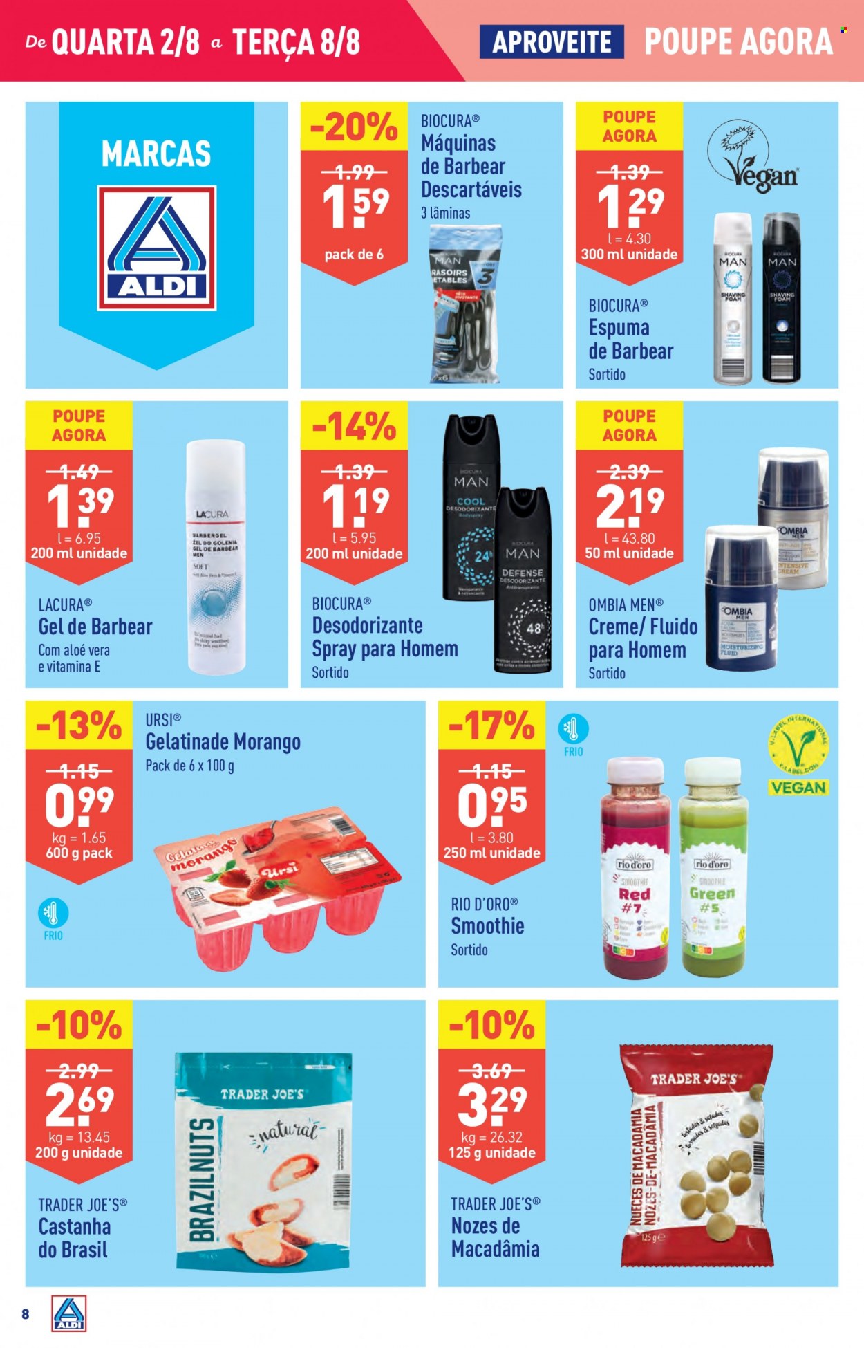 Folheto Aldi - 2.8.2023 - 8.8.2023. Página 8