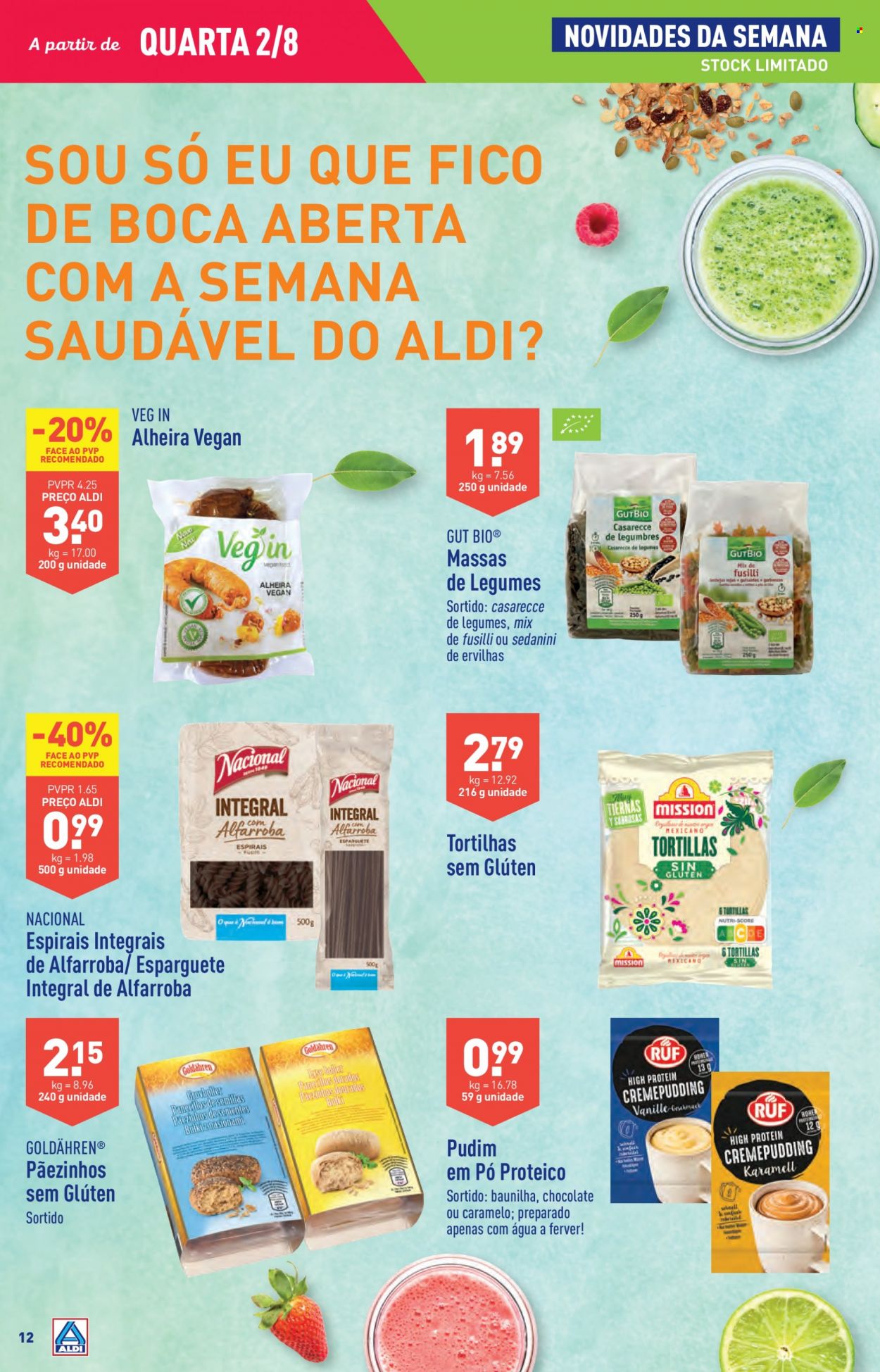 Folheto Aldi - 2.8.2023 - 8.8.2023. Página 12