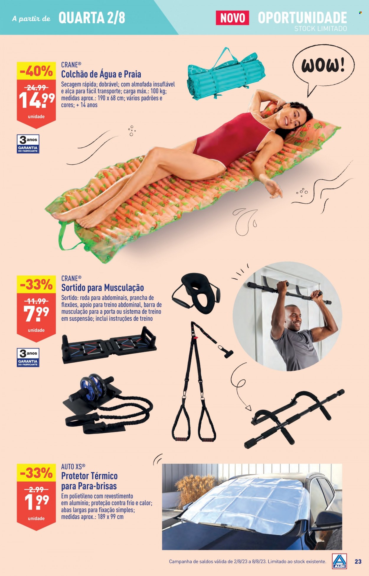 Folheto Aldi - 2.8.2023 - 8.8.2023. Página 23