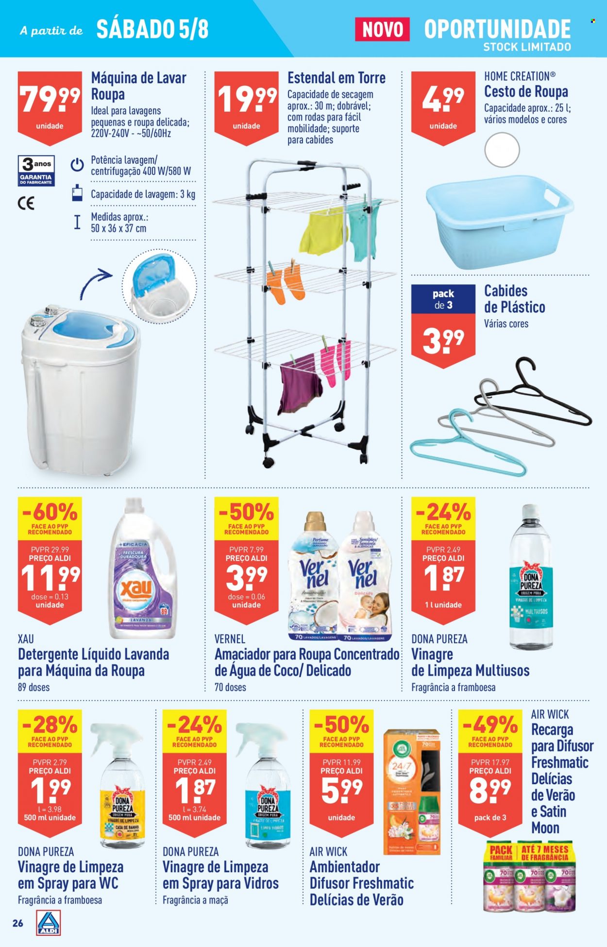 Folheto Aldi - 2.8.2023 - 8.8.2023. Página 26