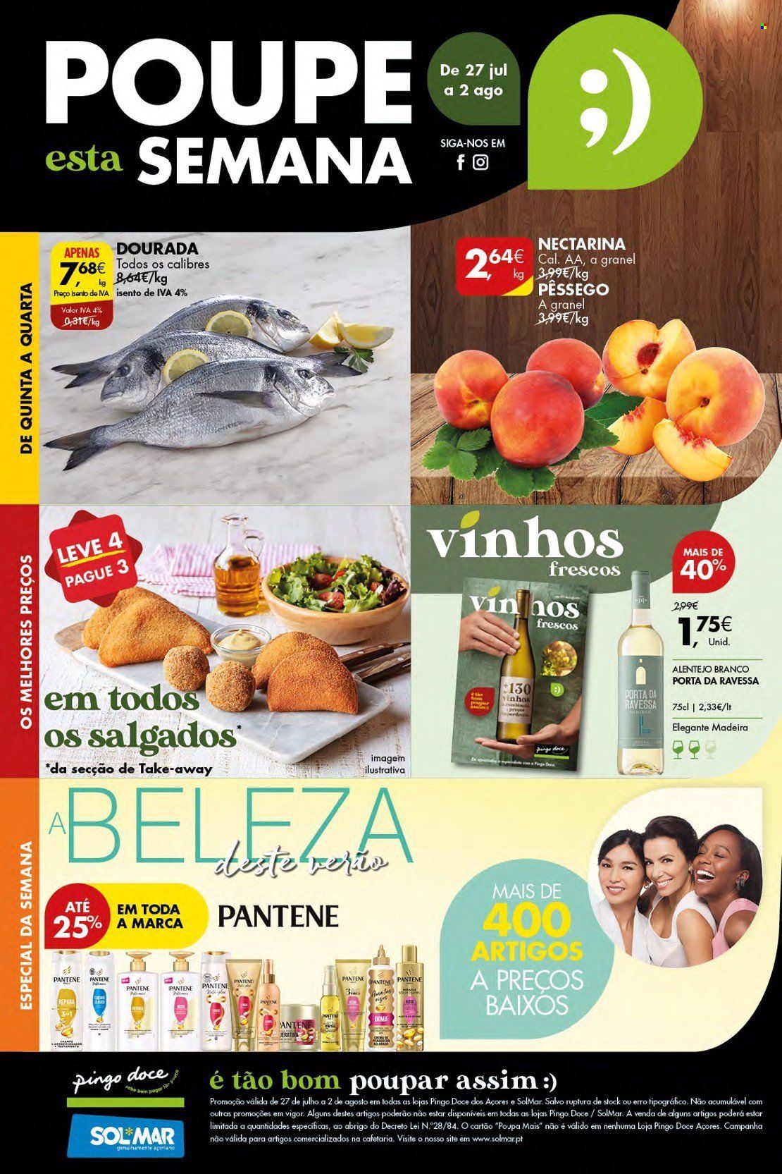 Folheto Pingo Doce - 27.7.2023 - 2.8.2023. Página 1