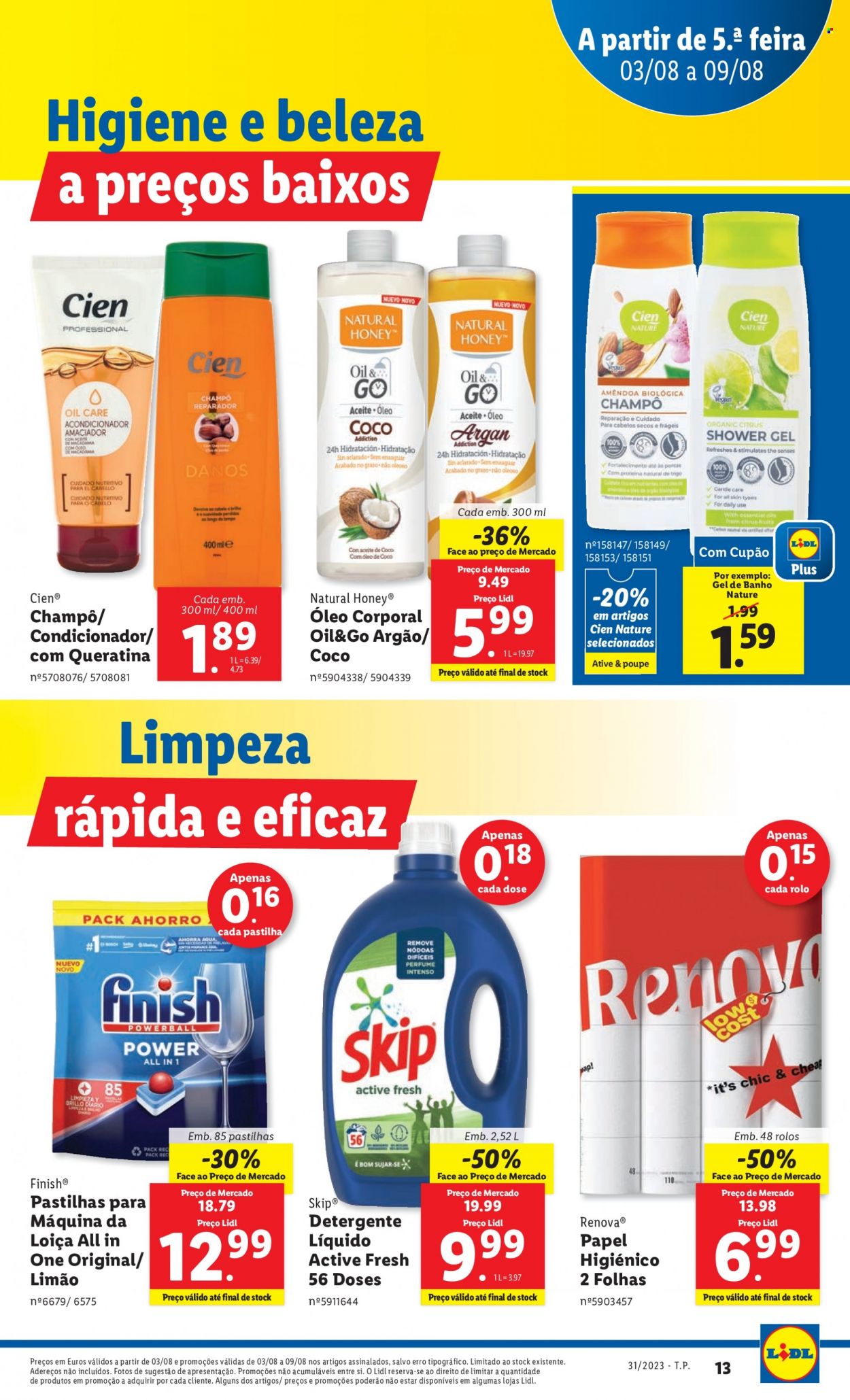 Folheto Lidl - 3.8.2023 - 9.8.2023. Página 13