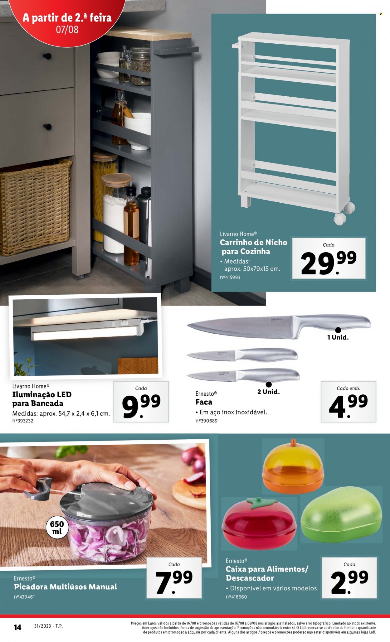 Folheto Lidl - 3.8.2023 - 9.8.2023. Página 44