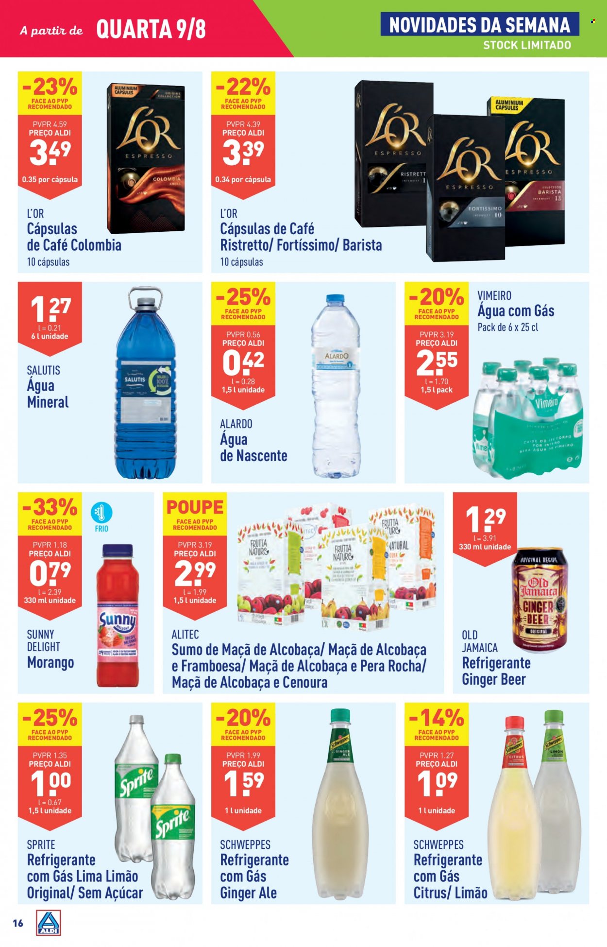 Folheto Aldi - 9.8.2023 - 15.8.2023. Página 16