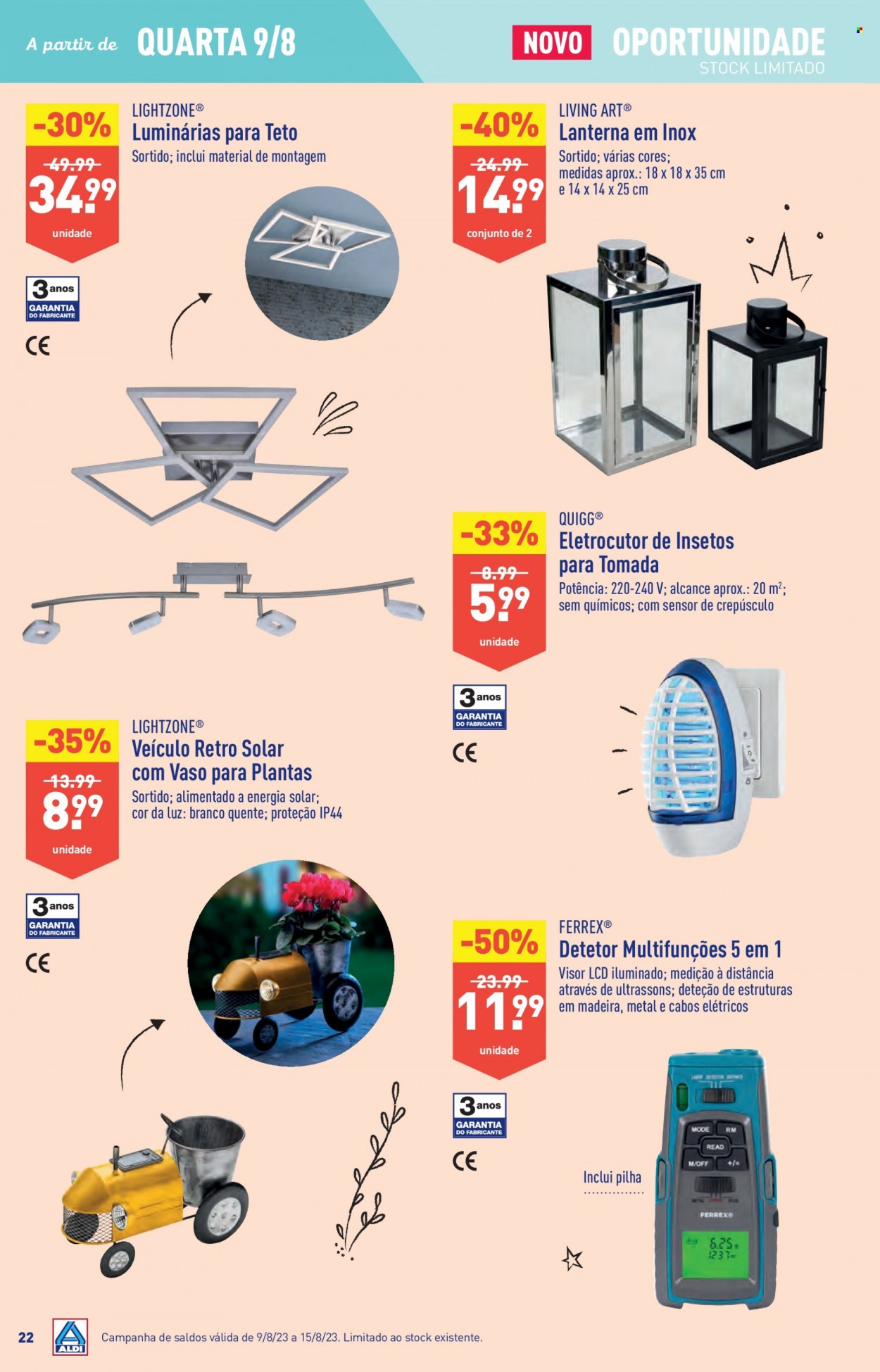 Folheto Aldi - 9.8.2023 - 15.8.2023. Página 22