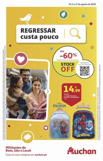 Folheto Auchan - 3.8.2023 - 17.8.2023.