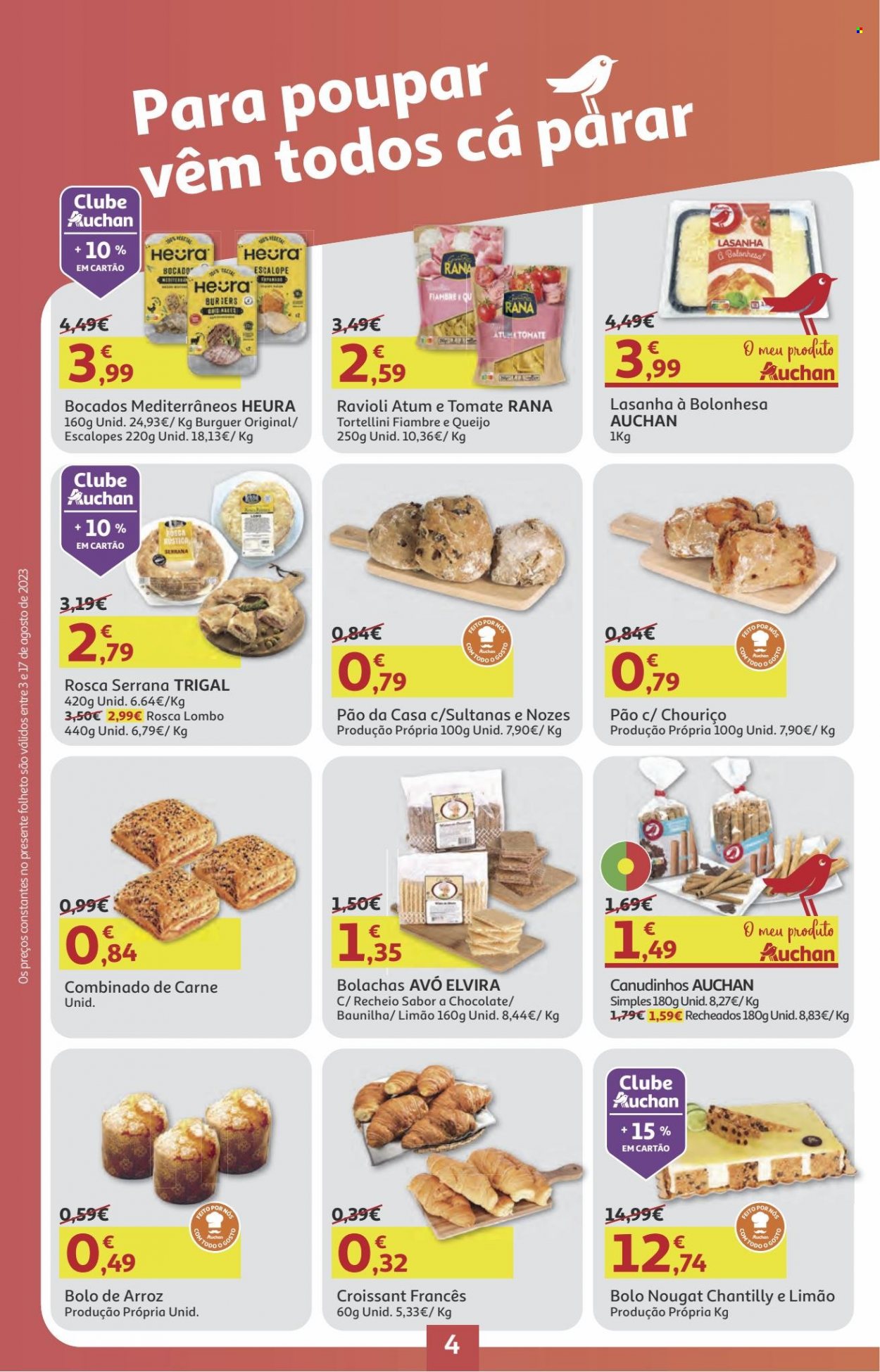 Folheto Auchan - 3.8.2023 - 17.8.2023. Página 4