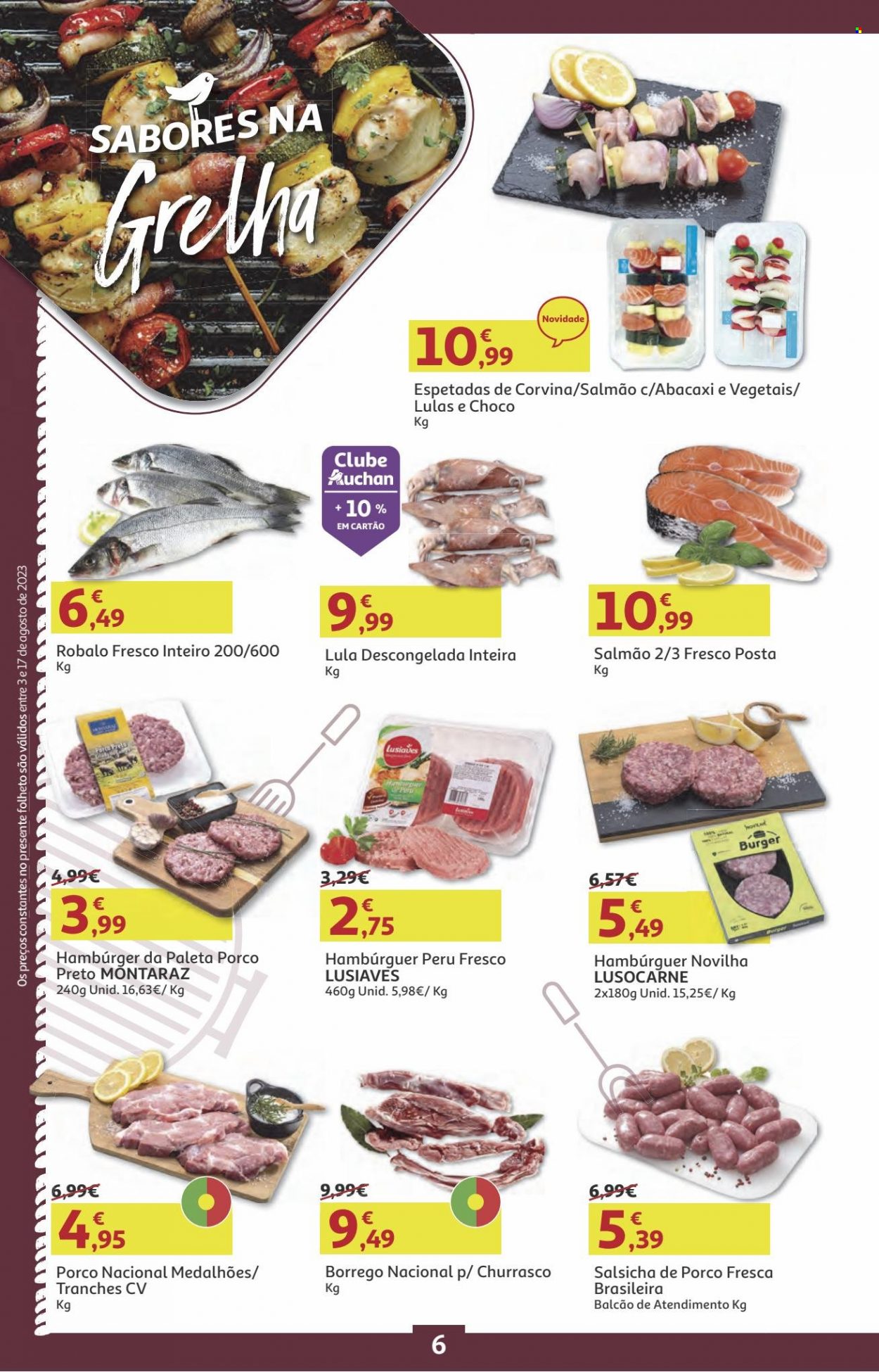 Folheto Auchan - 3.8.2023 - 17.8.2023. Página 6
