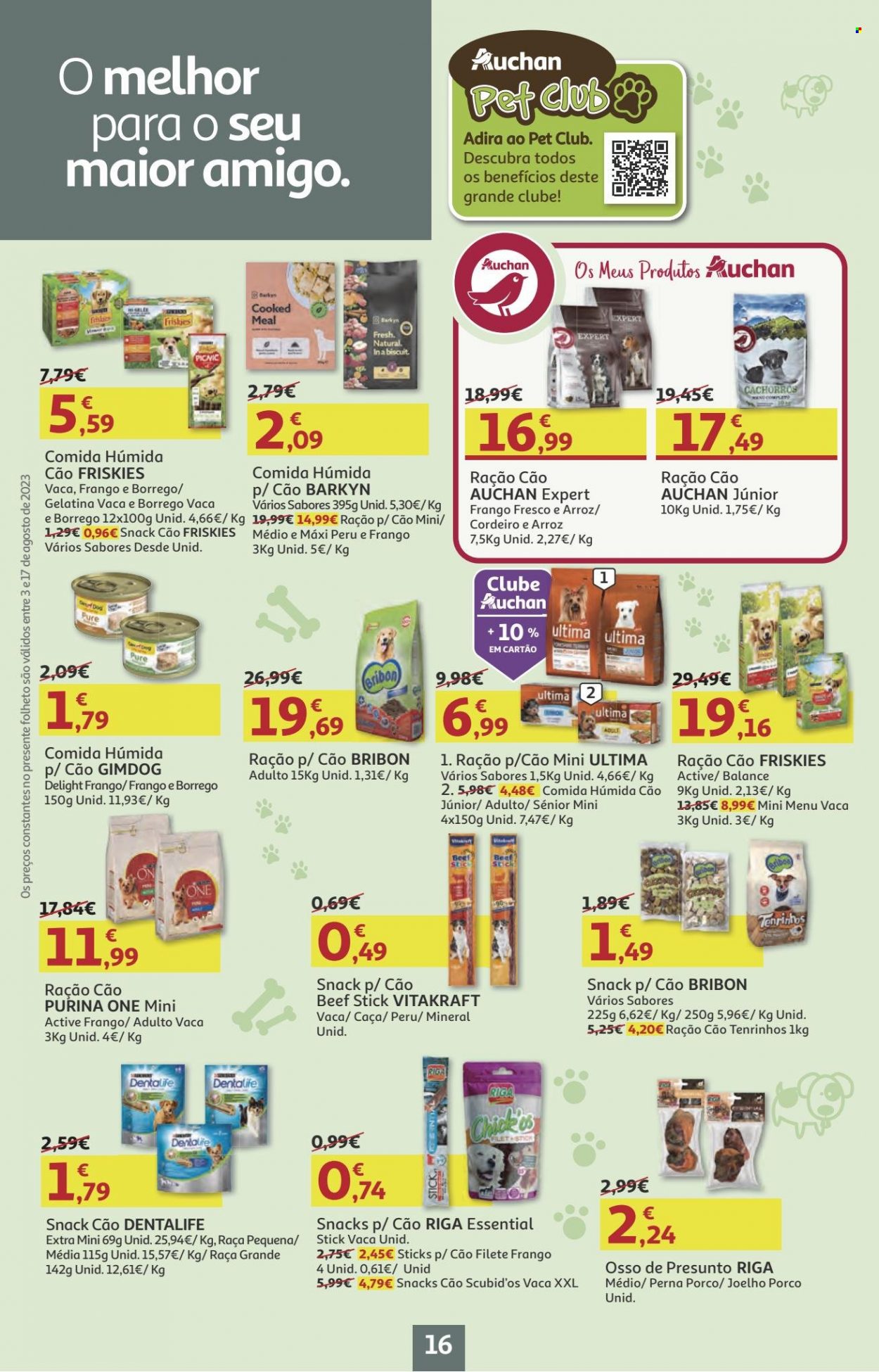 Folheto Auchan - 3.8.2023 - 17.8.2023. Página 16