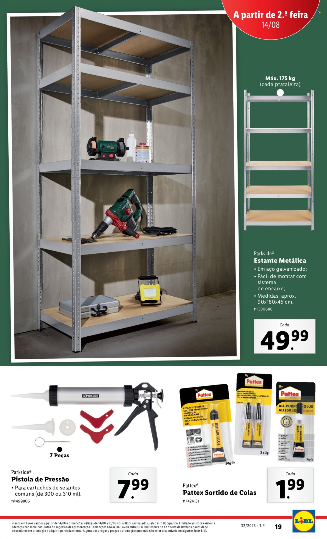 Folheto Lidl - 10.8.2023 - 16.8.2023. Página 19