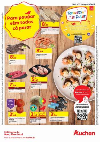 Folheto Auchan - 9.8.2023 - 15.8.2023.