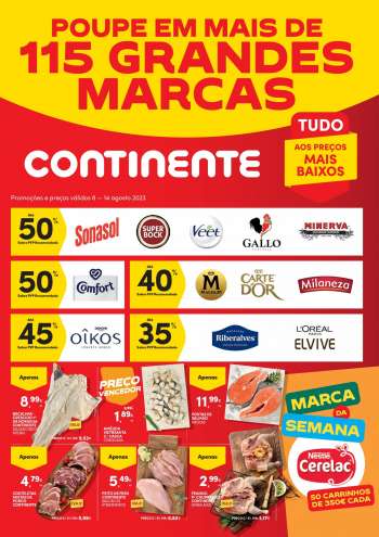 Folheto Continente - 8.8.2023 - 14.8.2023.