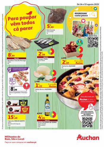 Folheto Auchan - 16.8.2023 - 22.8.2023.